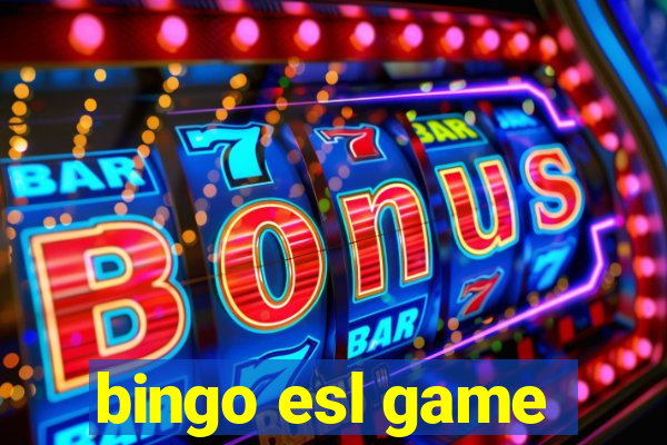 bingo esl game