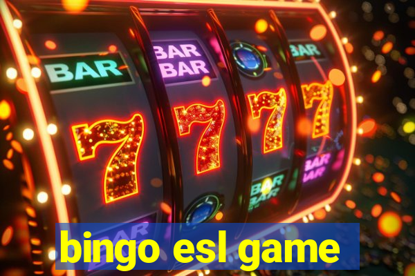 bingo esl game