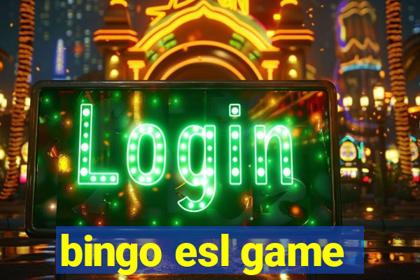 bingo esl game