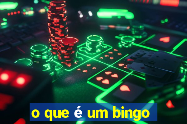 o que é um bingo