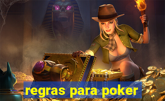 regras para poker