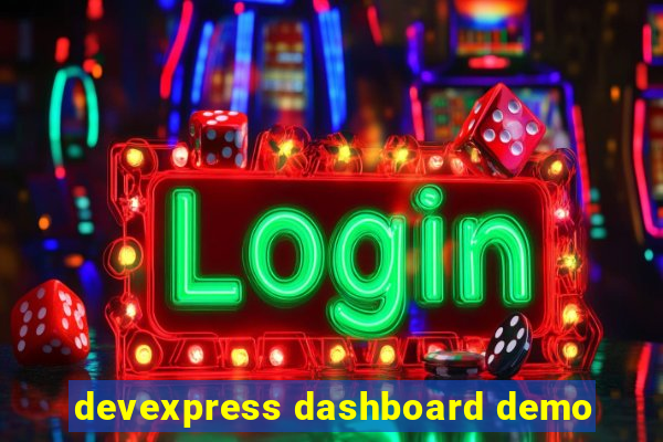 devexpress dashboard demo