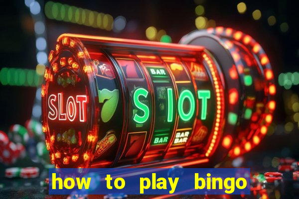 how to play bingo for money