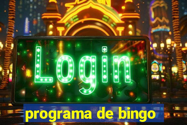 programa de bingo