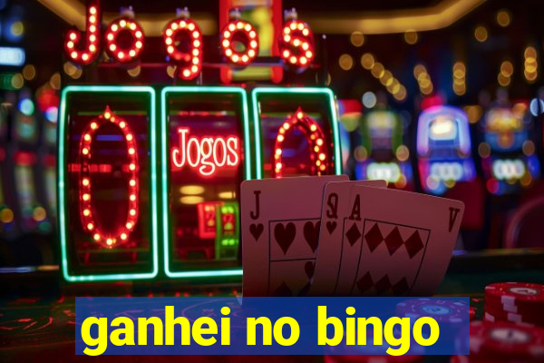 ganhei no bingo