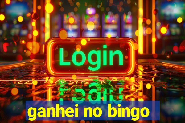 ganhei no bingo