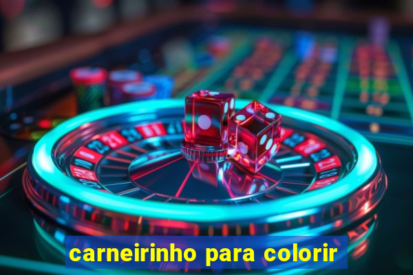 carneirinho para colorir