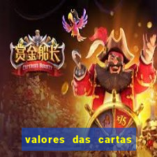 valores das cartas no 21