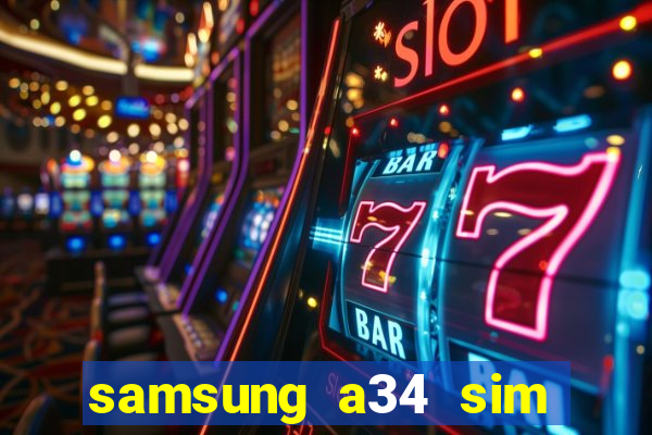 samsung a34 sim card slot