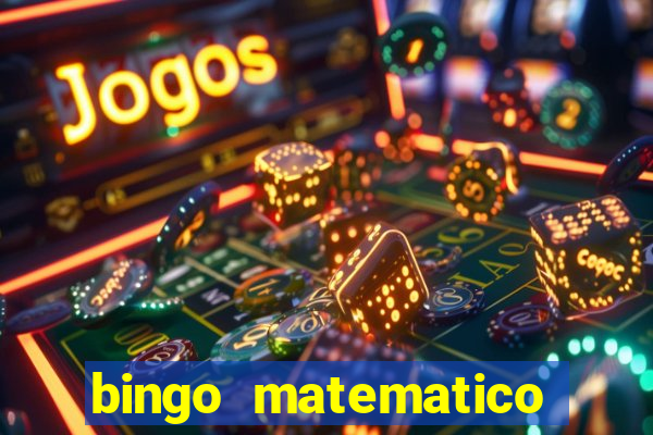 bingo matematico para ensino medio