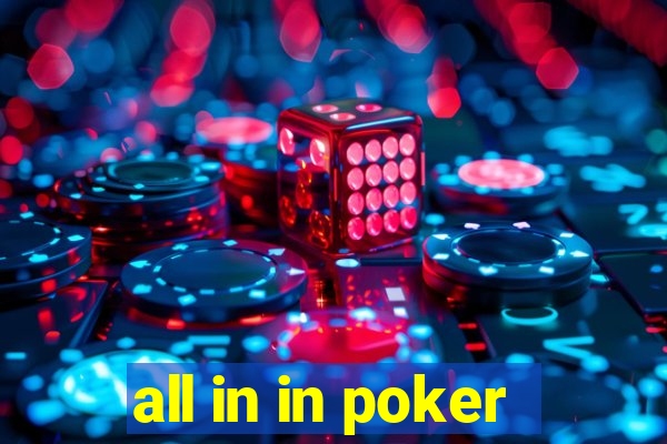 all in in poker