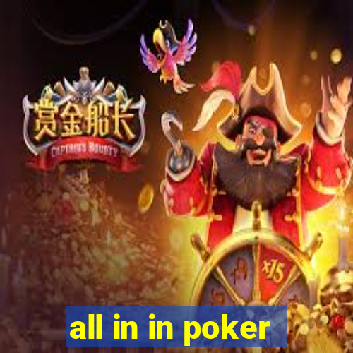 all in in poker