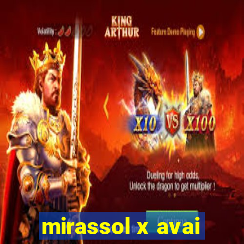 mirassol x avai