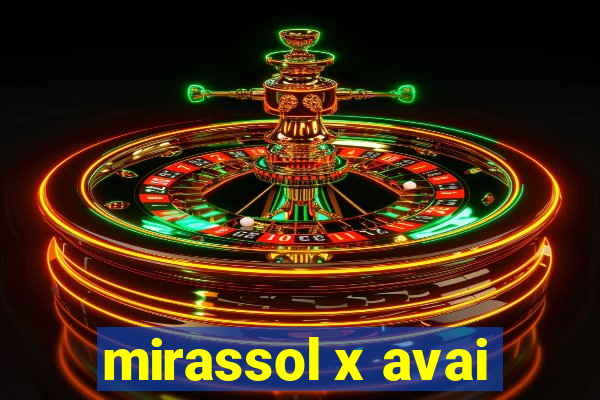 mirassol x avai