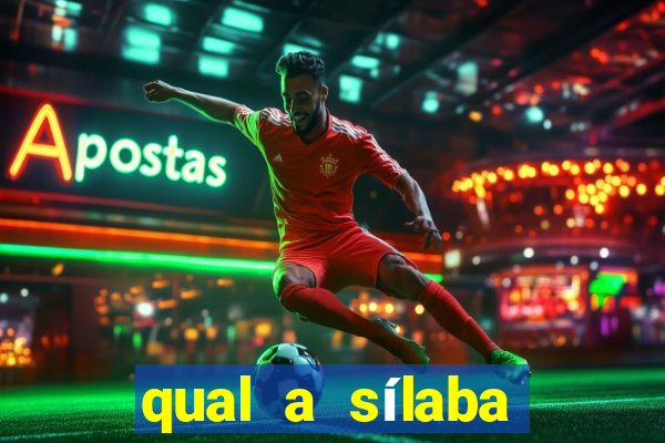 qual a sílaba t?nica de futebol