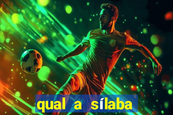 qual a sílaba t?nica de futebol