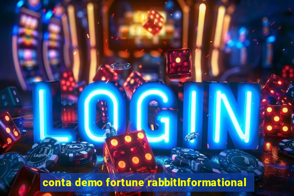 conta demo fortune rabbitInformational