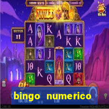 bingo numerico educa??o infantil