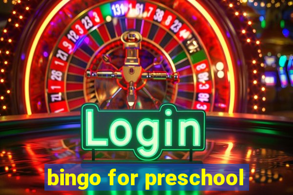 bingo for preschool