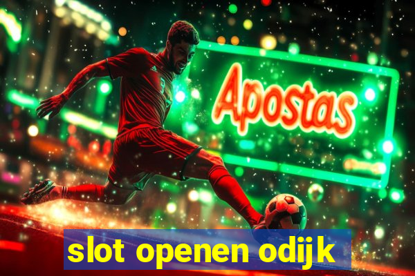 slot openen odijk