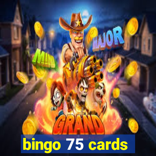 bingo 75 cards