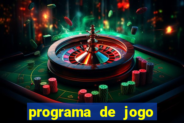 programa de jogo de futebol