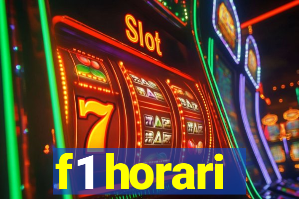 f1 horari