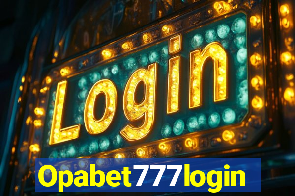 Opabet777login