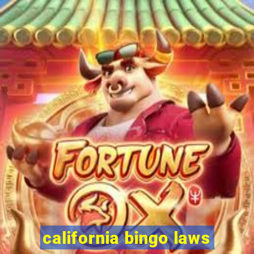 california bingo laws