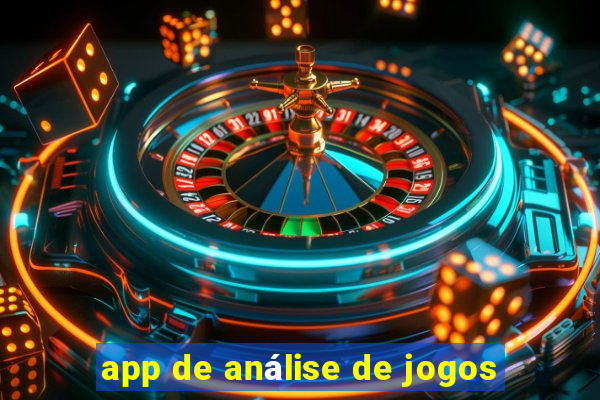 app de análise de jogos