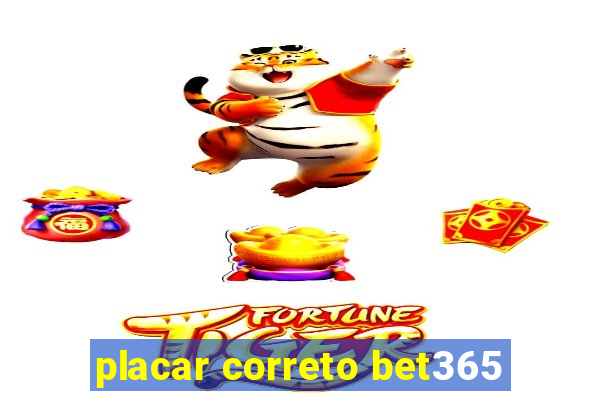 placar correto bet365