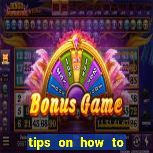 tips on how to win playing slot machines