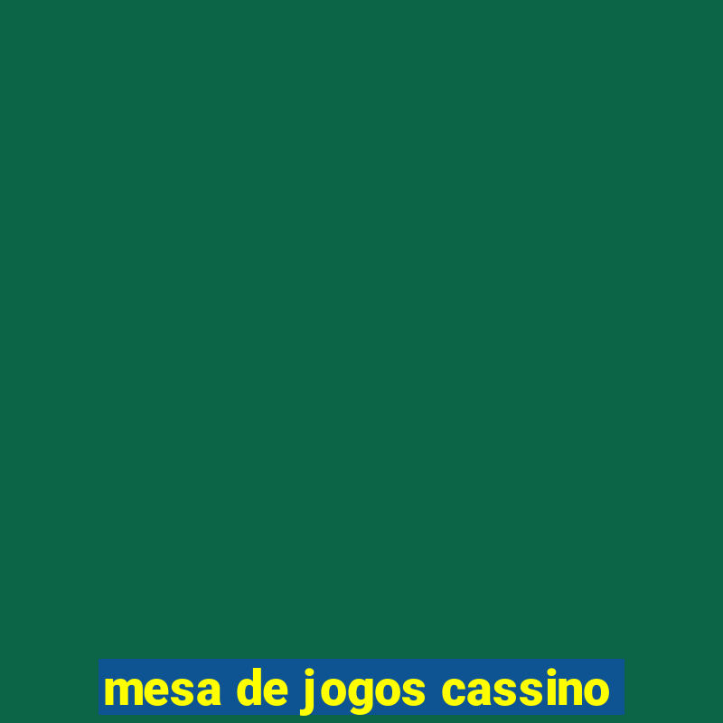 mesa de jogos cassino