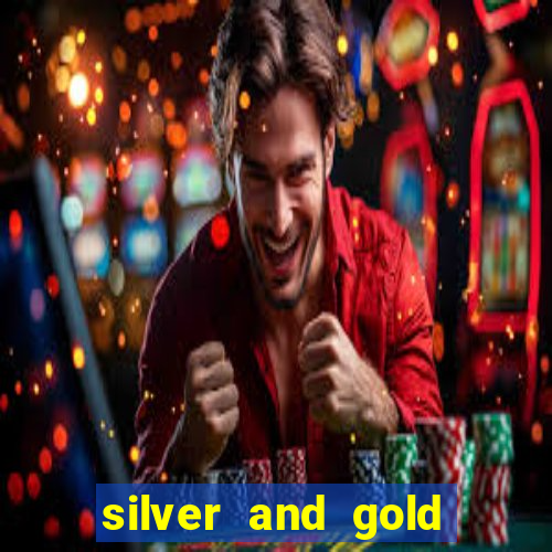 silver and gold slot machine