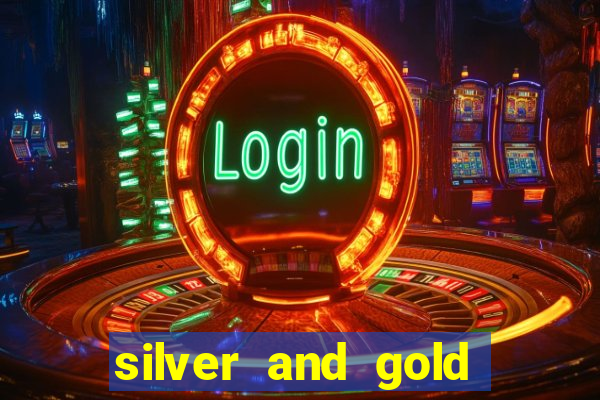 silver and gold slot machine