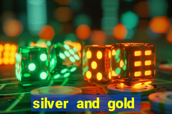 silver and gold slot machine