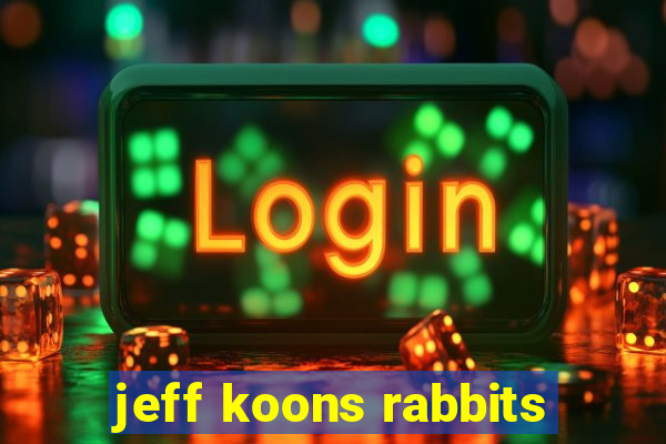 jeff koons rabbits