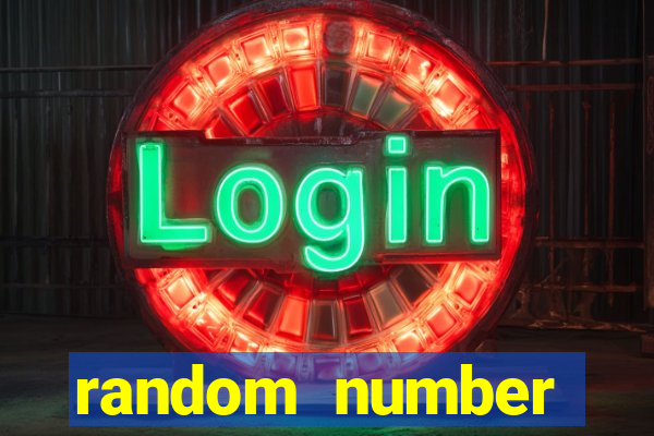 random number generator bingo