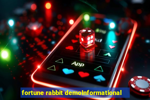 fortune rabbit demoInformational