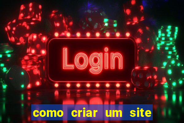 como criar um site de jogos