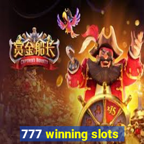 777 winning slots