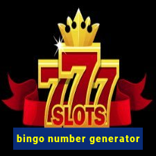 bingo number generator