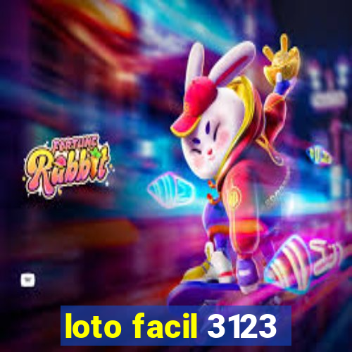 loto facil 3123