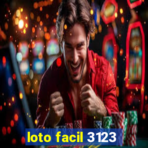 loto facil 3123