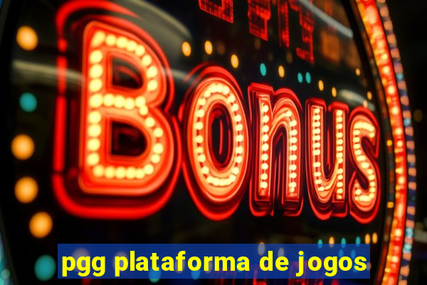 pgg plataforma de jogos