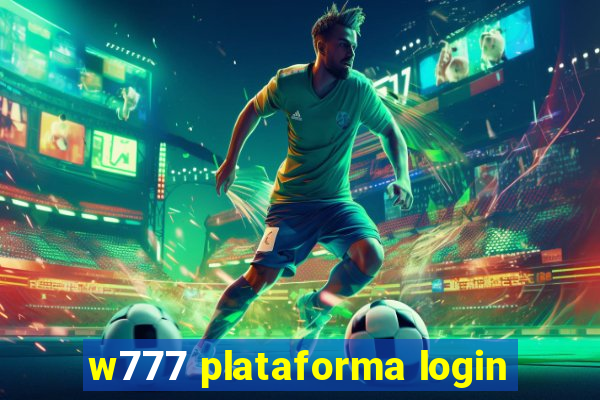 w777 plataforma login