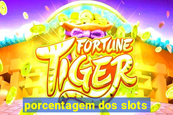 porcentagem dos slots