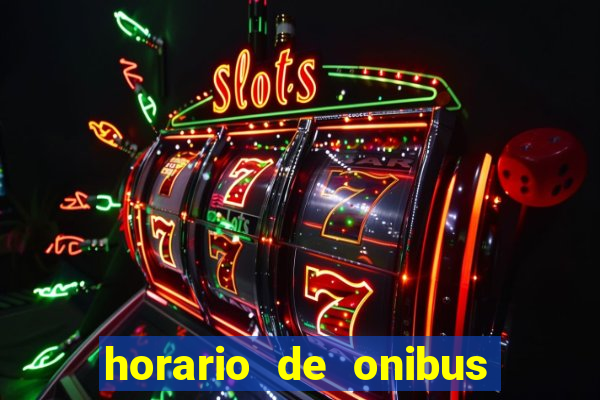 horario de onibus passaro marrom