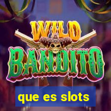 que es slots