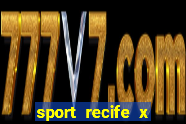 sport recife x novorizontino palpites